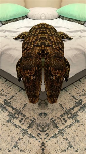 Have you ever seen a two headed saltwater crocodile?