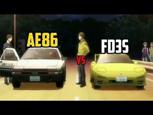 INITIAL D: AE86 vs FD3S