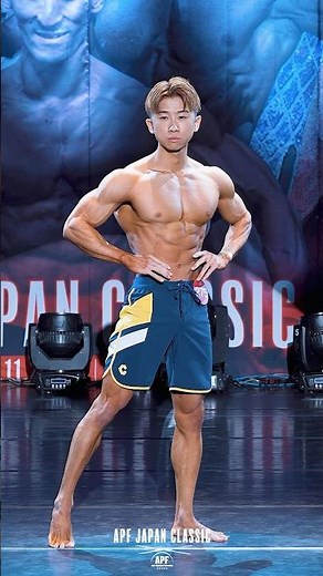 APFのフィジークモデル日本一決定戦(class 20) | 得能 正嵩選手のプレゼンテーション審査