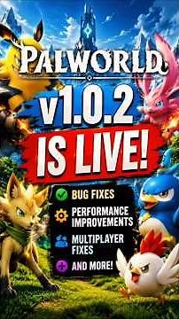 Palworld v1.0.2 Patch Notes Explained | Every Change, Bug Fix & Performance Update