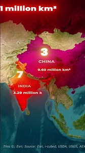 World's largest countries by area #worldfacts #geography #geographical