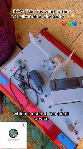This Tiny Wind Turbine Generates Electricity ⚡ | Wind Energy Demo