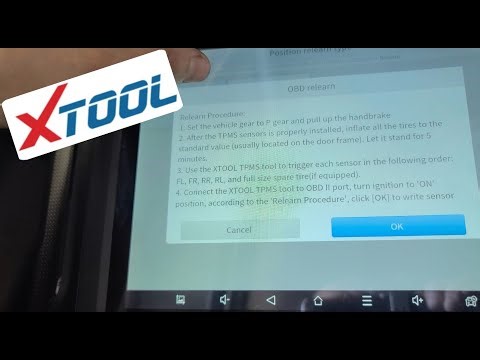 2003 - 2018 Chevy Truck Express 2500 How to Reset TPMS Signal from Cluster with Xtool D9 Scanner