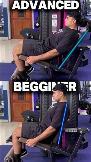 Leg Extension Form: Beginner vs Advanced (The Secret to Bigger Quads) #workouttips