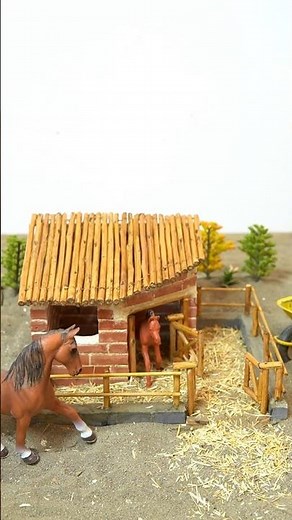 Unbelievable Mini Horse Stable Build!🐎