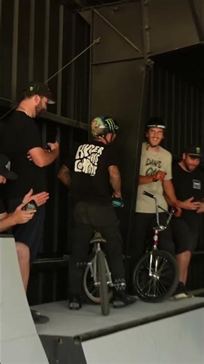BMX Rider STUNS Crowd With INSANE Ramp Trick! #shorts