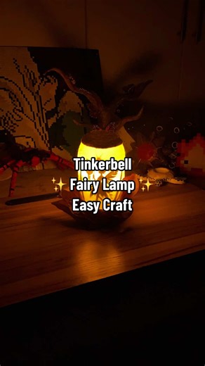 Fairy Lamp DIY Craft Inspired by Disney's Tinkerbell