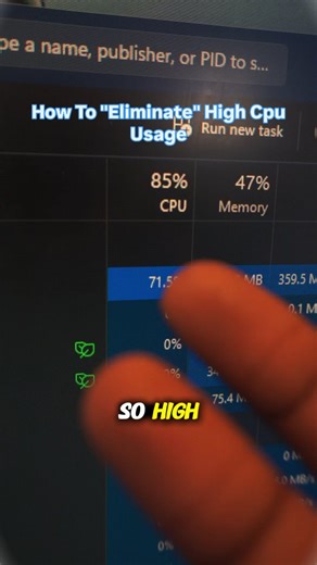 Rap Tech on Instagram: "How to eliminate high cpu usage while idle, it could be do to this service that is messing with your cpu #cpu #pctips #fpsboost #raptechpcs #windows11"