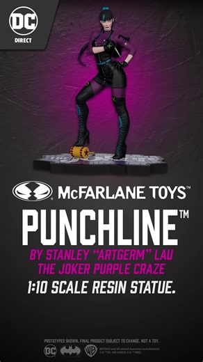 New DC Direct! Punchline (The Joker Purple Craze) by Stanley