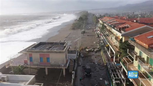 Cyclone Harry hits Sicily, damage is being assessed along the Catania coast: drone footage