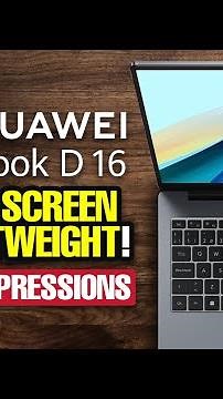 HUAWEI MateBook D 16 (2024) Quick Impressions & Review || Large Screen but it's Lightweight!