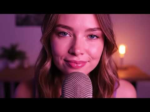 ASMR Girlfriend 💜 Whisper You to Sleep | Paper & Wood Sounds for Deep Relax