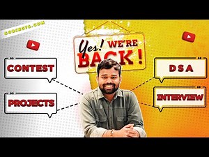 We are Back with Contest Solutions, DSA, Projects, Interview Preparation and coding75.com 🚀 Abhinav