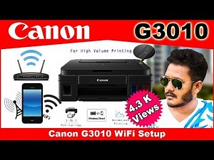 How to Connect Canon G3010 Printer to Mobile through wireless || Full Guide || TGIT
