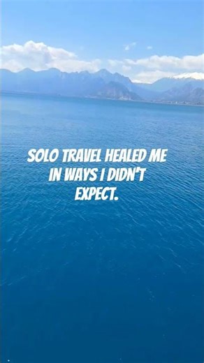 Going alone wasn’t lonely — it was freeing.#solotravel #travelalone #lifechanging #findyourself