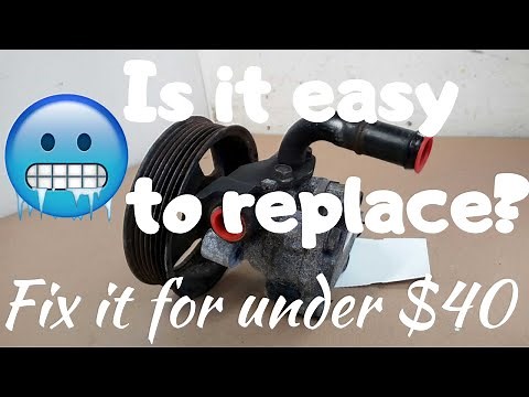 How To Replace The Power Steering Pump On A 2000 Dodge Grand Caravan 3.8L