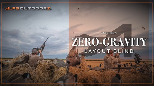 Check out this video of Joe taking us through the proper steps to setup & takedown the Zero Gravity Layout Blind. For more info or to purchase the Zero Gravity Layout Blind, please visit: https://alpsoutdoorz.com/layout-blind.html | ALPS OutdoorZ | Facebook