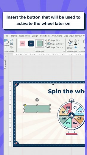 Spin the roulette wheel and let chance determine the game's fate! By experimenting with and combining animations, you can create animations as entertaining as this spinning wheel from our selection of PowerPoint Exclusive templates. Are you ready to try replicating this tutorial? #presentationtips #graphicdesign #slidesgo #tutorialvideos #powerpointhacks #powerpointtricks #learnontiktok #powerpoint