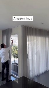 48K views · 131 reactions | 爵This ceiling-mounted curtain rod completely changed my space — smooth glide, easy install, and perfect for creating that calm, cozy vibe 懶  Product link is in the comment! #curtaindecor #roommakeover #homedesign #privacyideas #amazonhomefinds #interiorstyle #homeupdate #modernhome #duyencd #homemini | Room Decor Ideas | Facebook