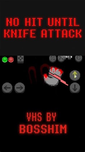 No Hit Until Knife Attack #undertale #fangame #sans