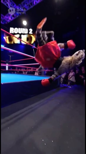 Cat boxing went next level ☠️ #fighter #warriorcats #knockout