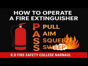 # Fire Extinguisher Operation Method # PASS Method # Extinguisher Operation # How to operate Extin.