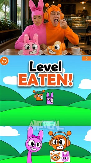 Sprunki Level Eaten Challenge | Pinki & Oren