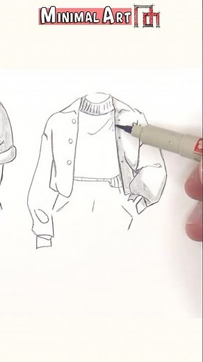 How to draw Clothes #drawing #drawingtutorials