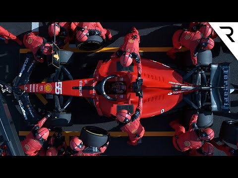 Super SLOW-MO of an F1 pitstop