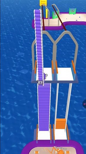 "Unbelievable Bridge Race Challenge 😱 #shortsfeed #shortvideo #viral #viralvideo