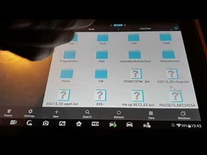 Autel IM608 IM508 How to find files, backups and chip reads