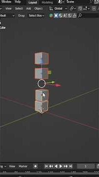 Blender Align & Distribute Objects Easily | POPOTI Align Helper Add-on (Quick Tutorial) #shorts