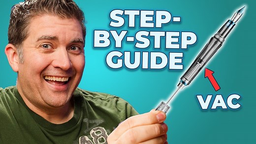 How to Fill a Vacuum-Filling Fountain Pen! - The Goulet Pen Company