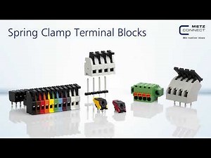 Spring clamp terminal blocks