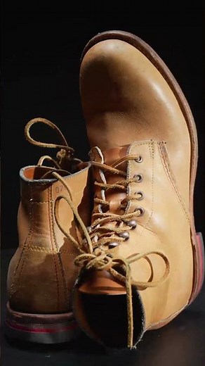 A close up look at my pair of limited edition Wolverine x Rawlings 1000 Mile Collab Boots