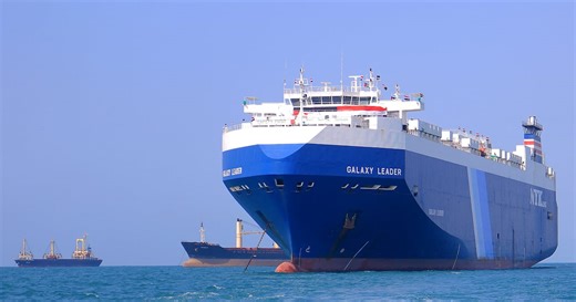 Suez Canal shipping volumes drop 55% in a week as Red Sea crisis continues | The National