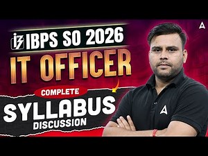 IBPS SO IT Officer 2026 Syllabus | IBPS SO IT Detailed Syllabus & Exam Pattern | Vivek Pandey