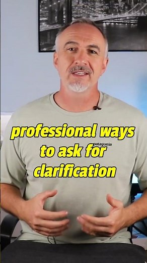 professional ways to ask for clarification #learnenglish #easyenglisheveryday #differentmeanings