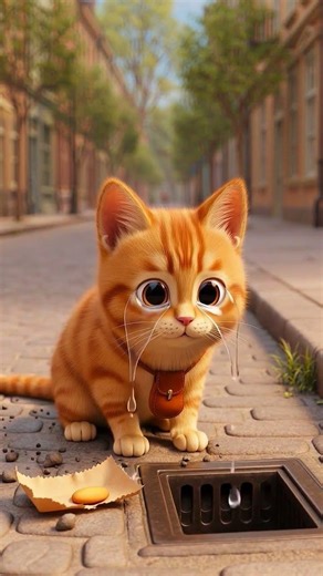 A Little Cat's Big Cookie Disaster... 😿💔 #cartoon #catcartoon #cat #catstory #trending