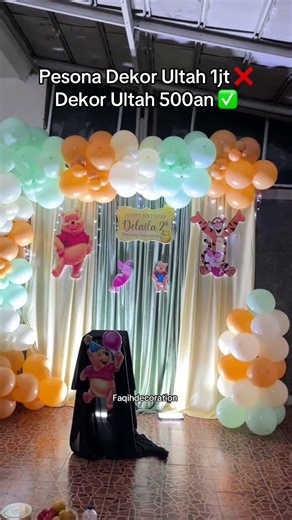 Dekor Ultah murah Serang Cilegon faqih dekor