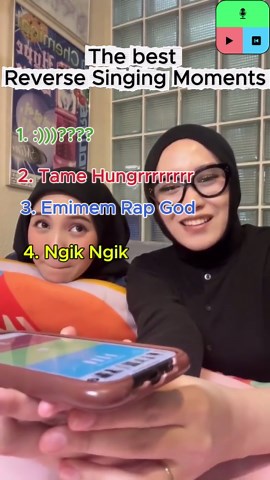 Play audio backwards and turn singing into a fun challenge.