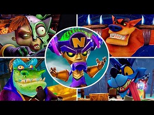 Crash 2 Cortex Strikes Back Remake - All Bosses (No Damage) Ending + Secret | 4K 60FPS