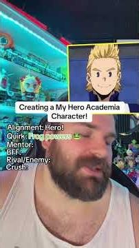 Creating a My Hero Academia character!