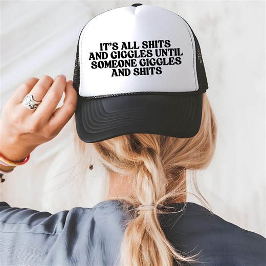 Shits and Giggles, Inappropriate Funny Trucker Hat, Sarcastic Baseball Cap for Men and Women, Girls & Boys Trip, Bachelorette Party - Etsy