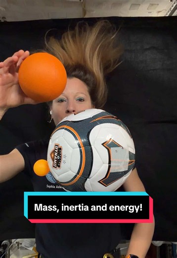 Mass, inertia and energy! ⚡️ Our astronaut Sophie Adenot shared this video on her social media channels with the caption: [EN] Day 212 orbit 3282 — Sunday morning science with Sophie, episode 15: Mass, inertia and energy! The more mass an object has, the more energy it takes to change its motion... [FR] Jour 212, orbite 3282 – La science du dimanche matin avec Sophie, épisode 15 : Masse, inertie et énergie ! Plus la masse d’un objet est grande, et plus il faut d’énergie pour le mettre 📹 Europea