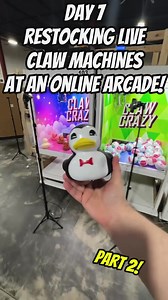 Day 7 of RESTOCKING my claw machines!🕹️Part 2 #clawcraziness #clawcrazy #restocking #clawmachine #arcade #arcadegames #gaming #winning | ClawCrazy