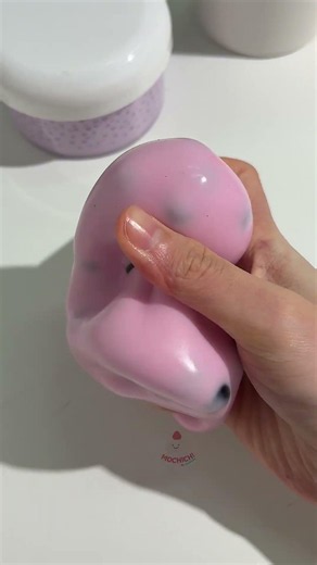 Pink Boba ASMR | Squishy Boba Stress Ball | JoliSlime 🫧