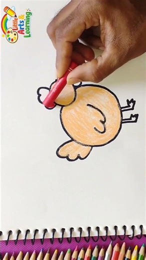You Can Draw Chicken in 2 Minutes! (Super Easy) #howtodraw #easydrawing #drawingforkids #arttutorial