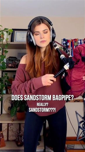 Sandstorm… on bagpipes… 😳