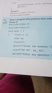 elseprintf(uplease enter differengetch();}Output:Enter fo... | Filo